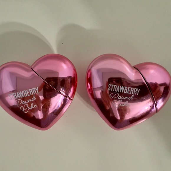 NEW 3-Pc Strawberry Pound Cake Lip Oil Bath & Body Works & Red Sled Ornament - Picture 7 of 8